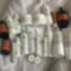 Collection of professional skincare products