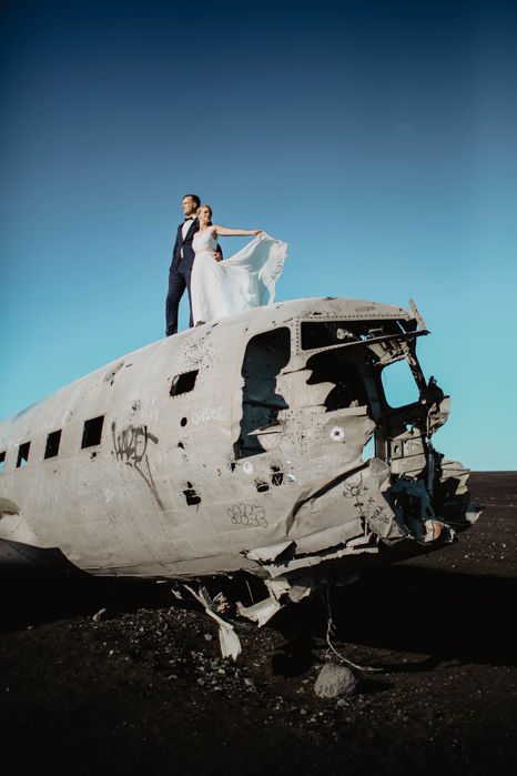 Afterweddingshooting in Island