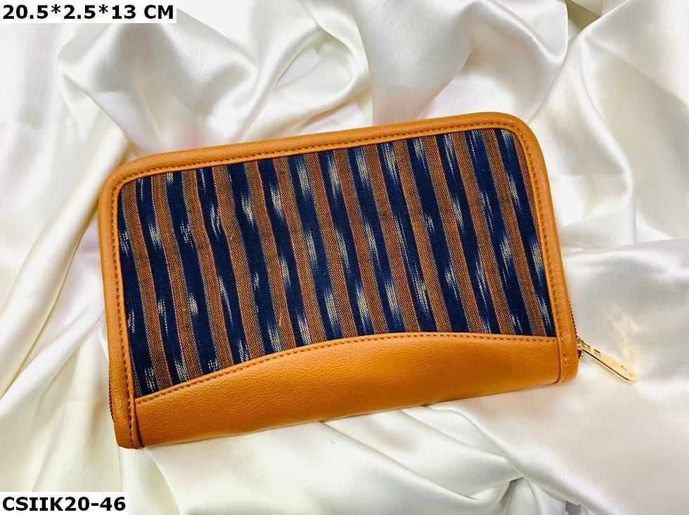 Thumbnail: Traditional Ikkat Cotton Wallets for All Occasions