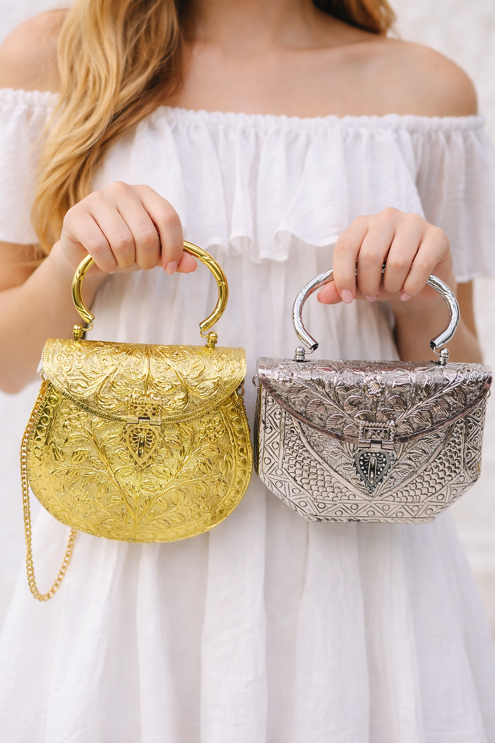 Thumbnail: Vintage Indian Brass Clutches