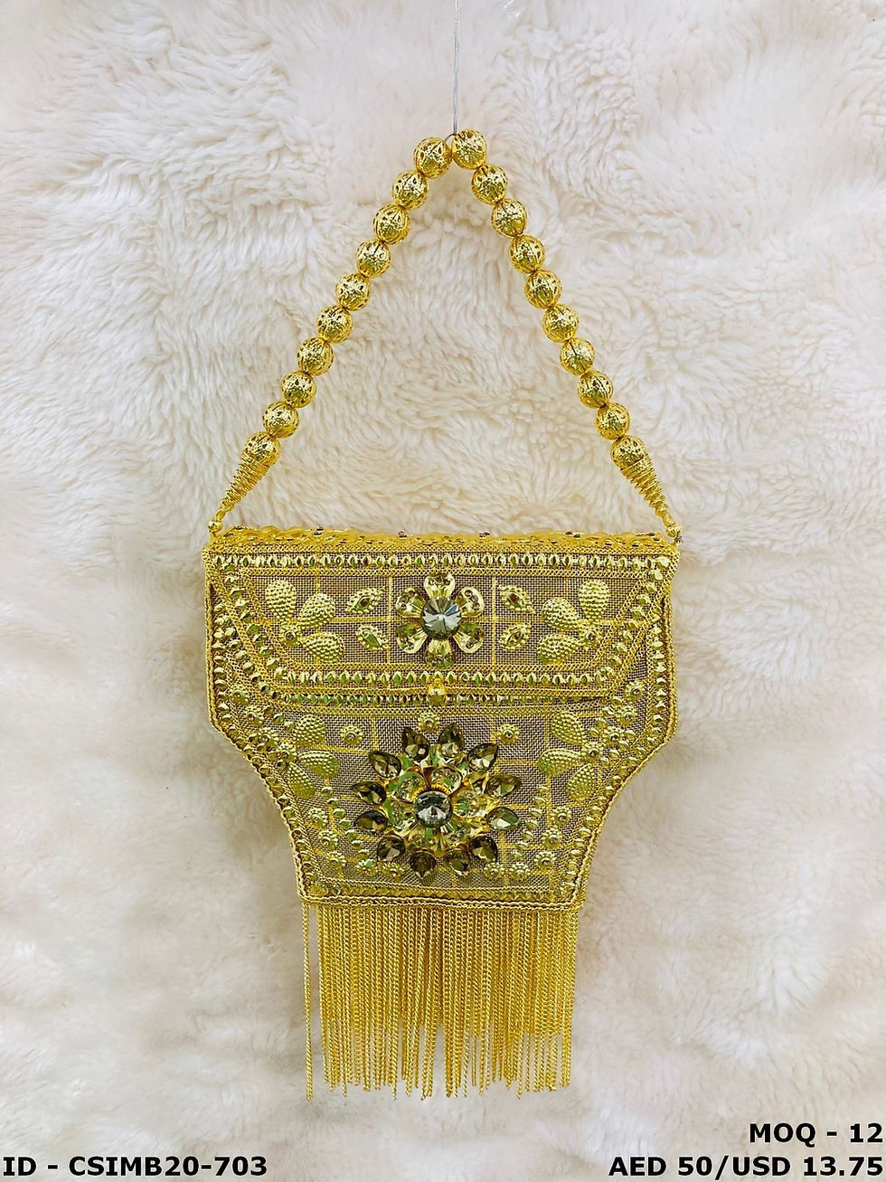 Thumbnail: Artisan Crafted Stone and Metal Party Bag