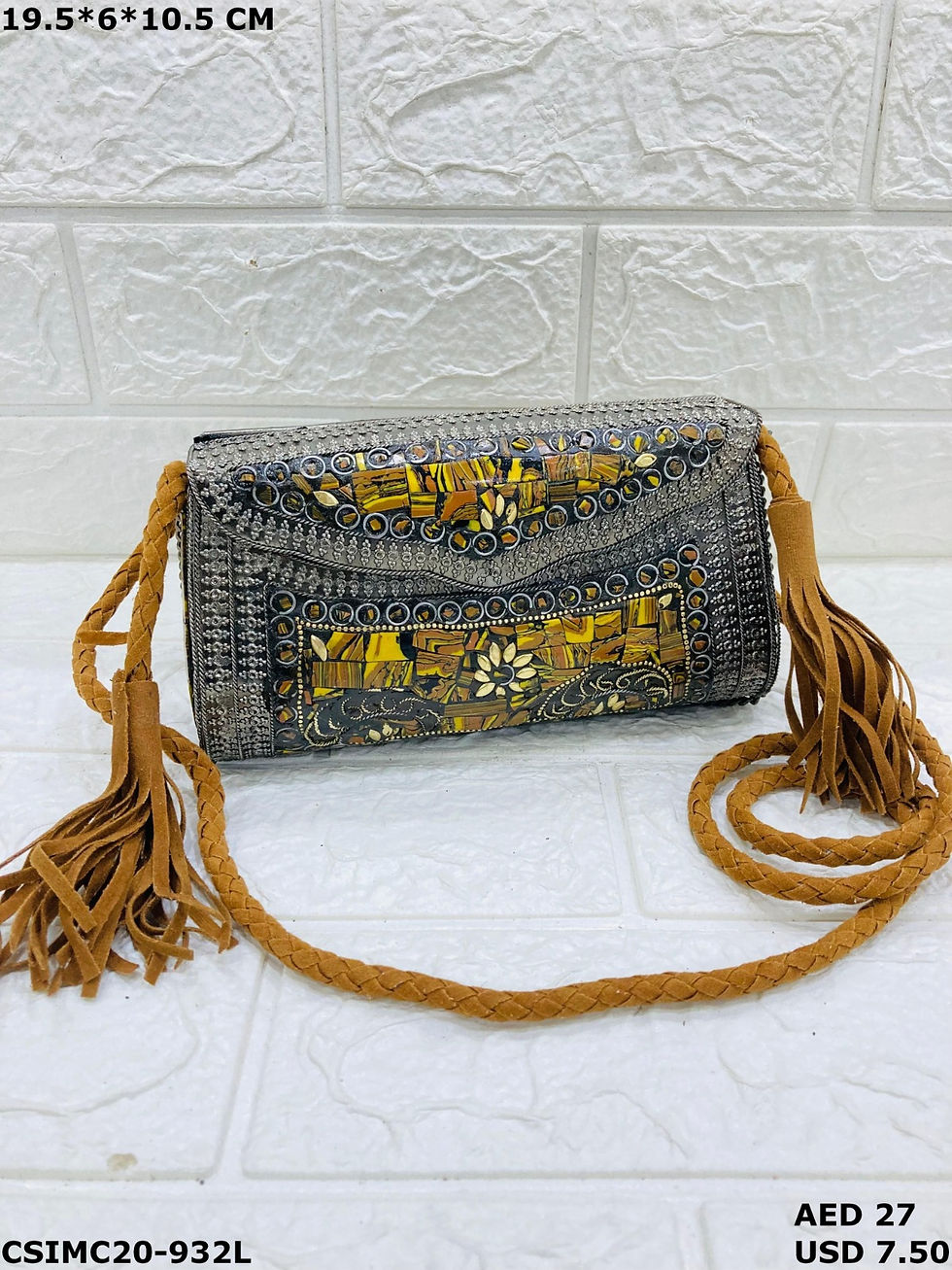 Thumbnail: Exquisite Handcrafted Metal Mosaic Evening Clutches for Style Conscious Divas