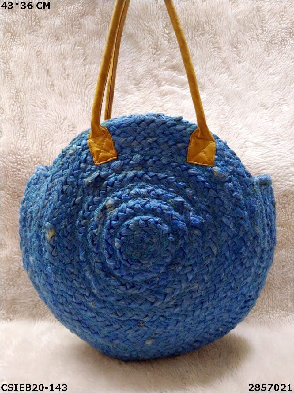 Thumbnail: Handwoven Jute Dari Cotton Bags – Perfect for Sustainable Living