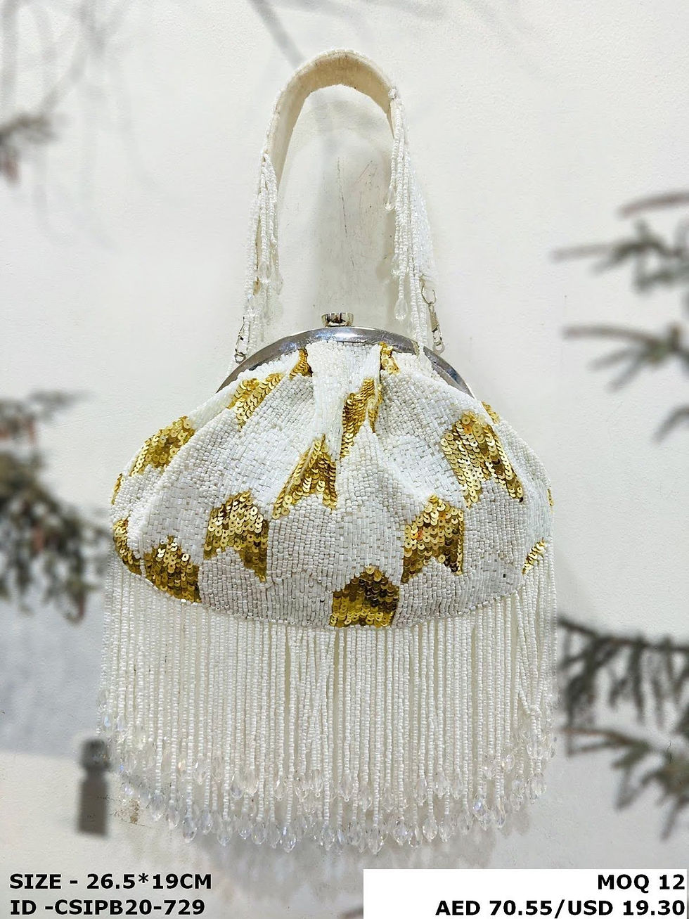 Thumbnail: Handmade Crystal Embellished Potli Clutch – Bridal & Wedding Evening Potli Bag