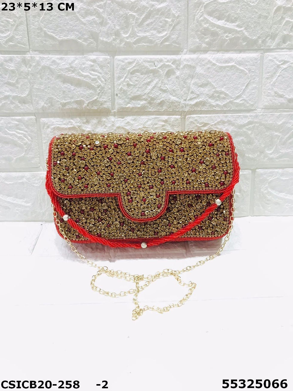 Thumbnail: Handmade Artistry in Designer Ethnic Evening Ladies Clutch Bag