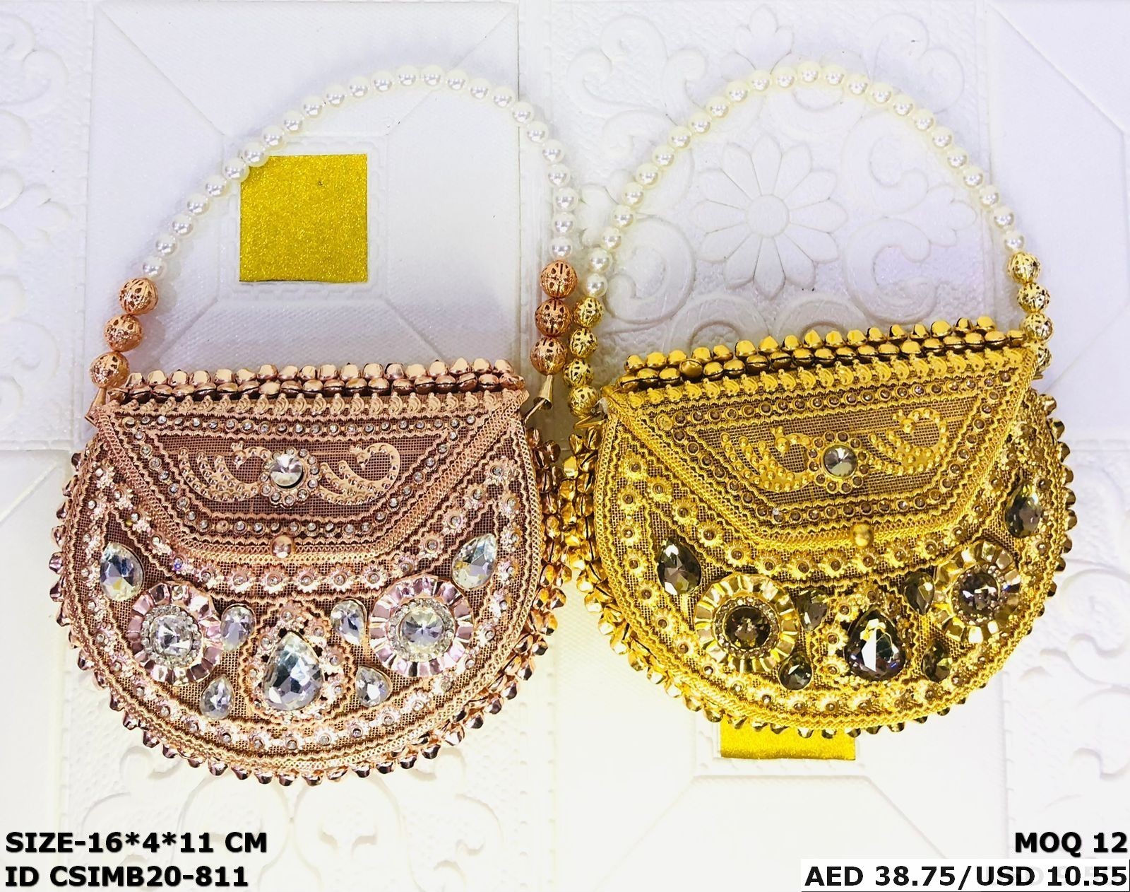 Handmade Designer Bridal Metal Clutch Bag tal Clutch Purse