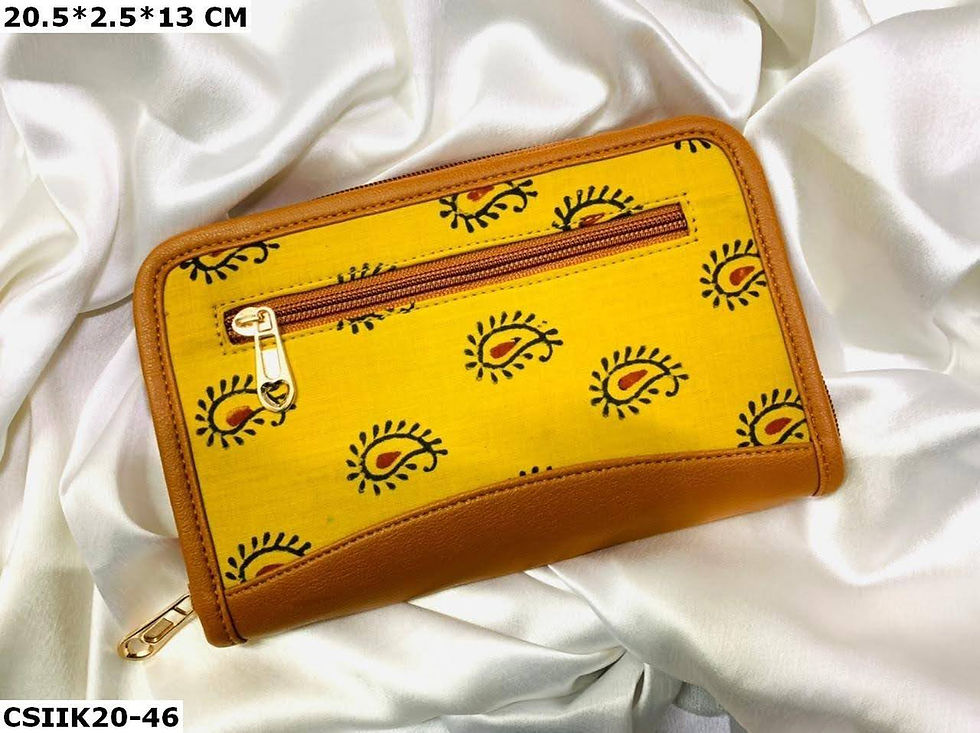 Thumbnail: Traditional Ikkat Cotton Wallets for All Occasions