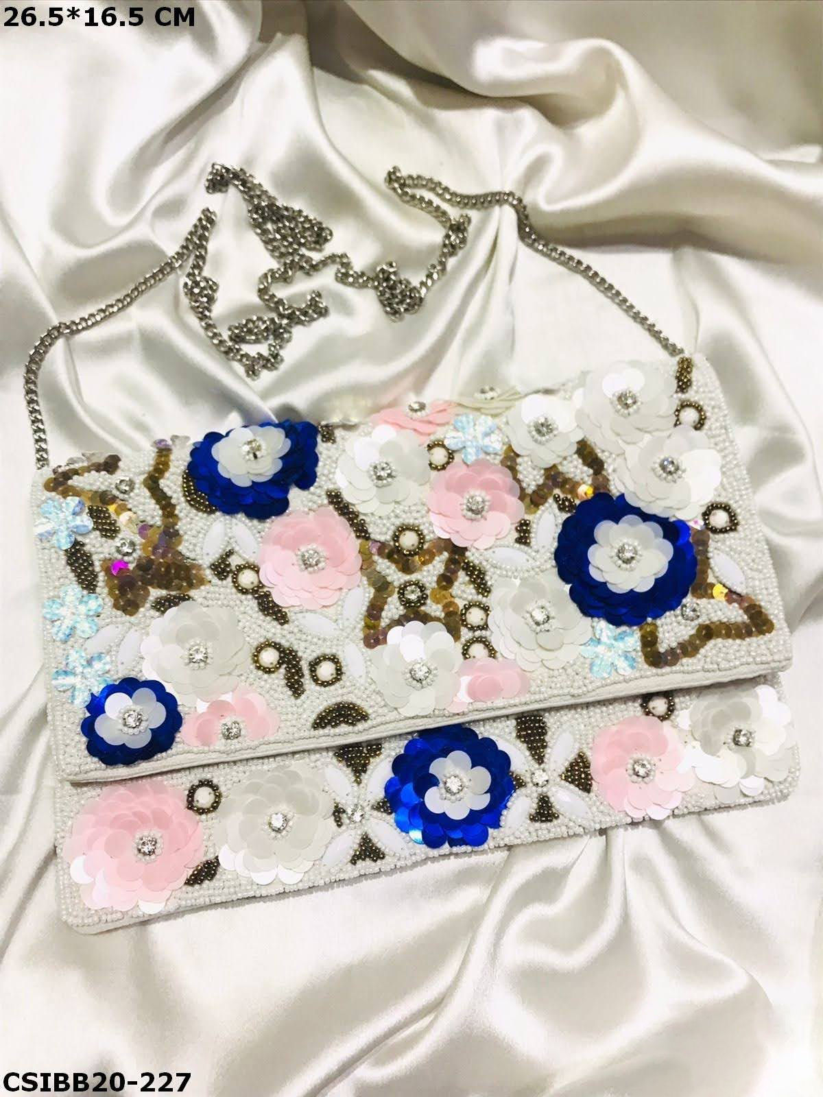 Gypsy Banjara Beaded Bag – Handmade Boho Crossbody Clutch with Tribal Charm