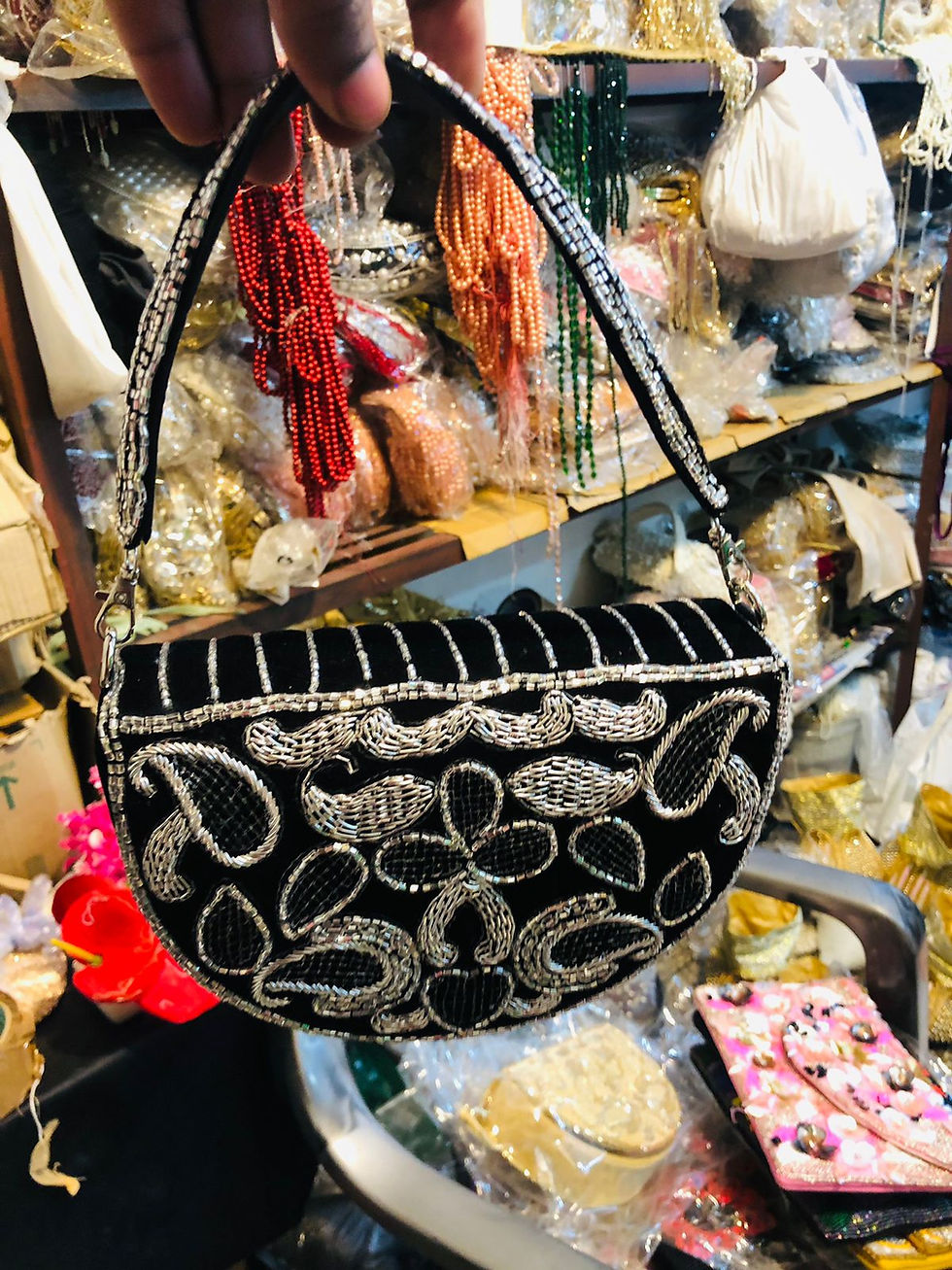Thumbnail: Indian Handmade Velvet Clutch