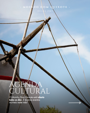 Live music, gastronomy and terrace dining in Sintra. Discover the June 2026 cultural agenda at Moinho Dom Quixote, near Cabo da Roca.