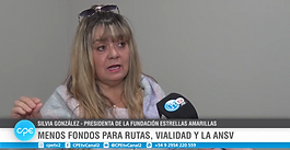 Entrevista televisiva realizada a Silvia González, presidenta de la Fundación Estrellas Amarillas