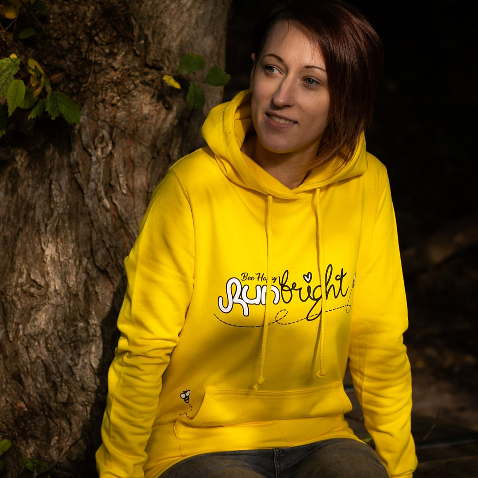 Thumbnail: Bee Happy Lightweight Hoodie