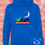Thumbnail: childrens hi vis hoodie with dinosaur design