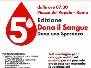 13.02.2022 - #DonaSangueDonaSperanza con il patrocinio della Delegazione della Tuscia e Sabina