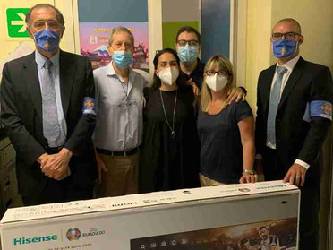 01.07.2021 - Donazione della Tuscia e Sabina per i bambini malati del Policlinico Umberto I di Roma