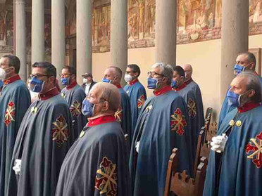 28.08.2021 – I Cavalieri della Tuscia e Sabina onorano Sant’Agostino d’Ippona, Padre della Chiesa