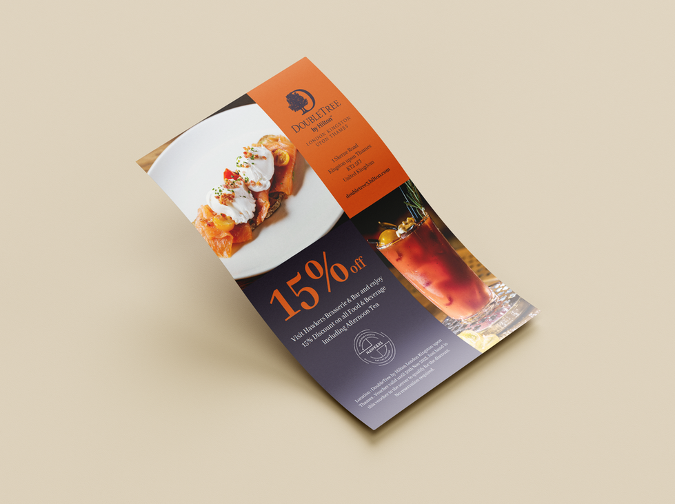 Hotel DL leaflet design