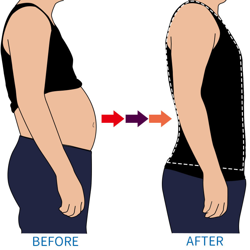 Thumbnail: Men Slimming Body Shaper Belly Control Shapewear Man Shapers Modeling Underwear 