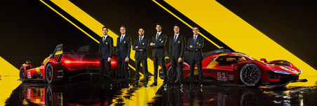 ANNUNCIATI GLI EQUIPAGGI DELLA HYPERCAR FERRARI PER LA SFIDA NEL MONDIALE FIA WEC