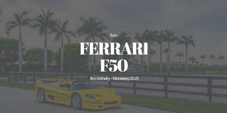 Ferrari F50 – La Formula 1 Stradale degli anni '90
