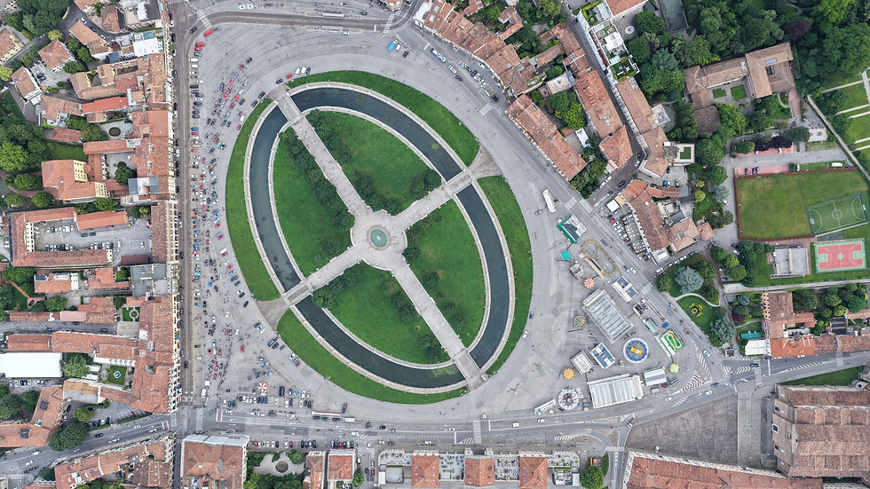 Vista aerea tappa Padova