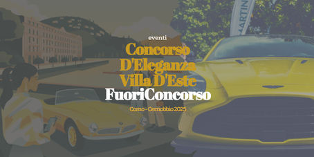 Lago di Como e Cernobbio, si accendono i riflettori sul Concorso d'Eleganza e sul FuoriConcorso