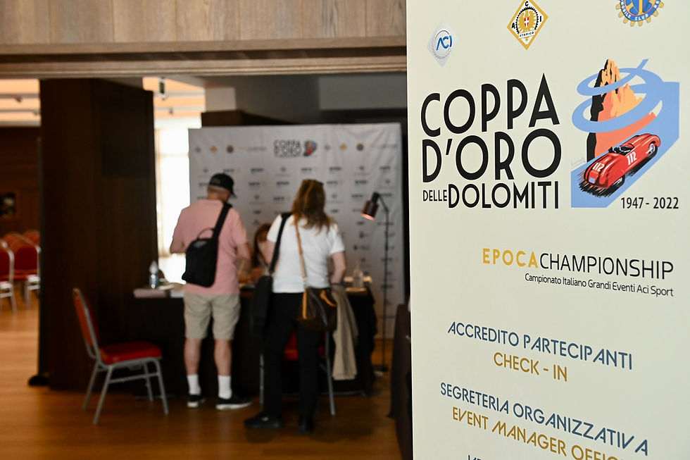 L'accoglienza degli equipaggi nell'edizione 2022 della manifestazione