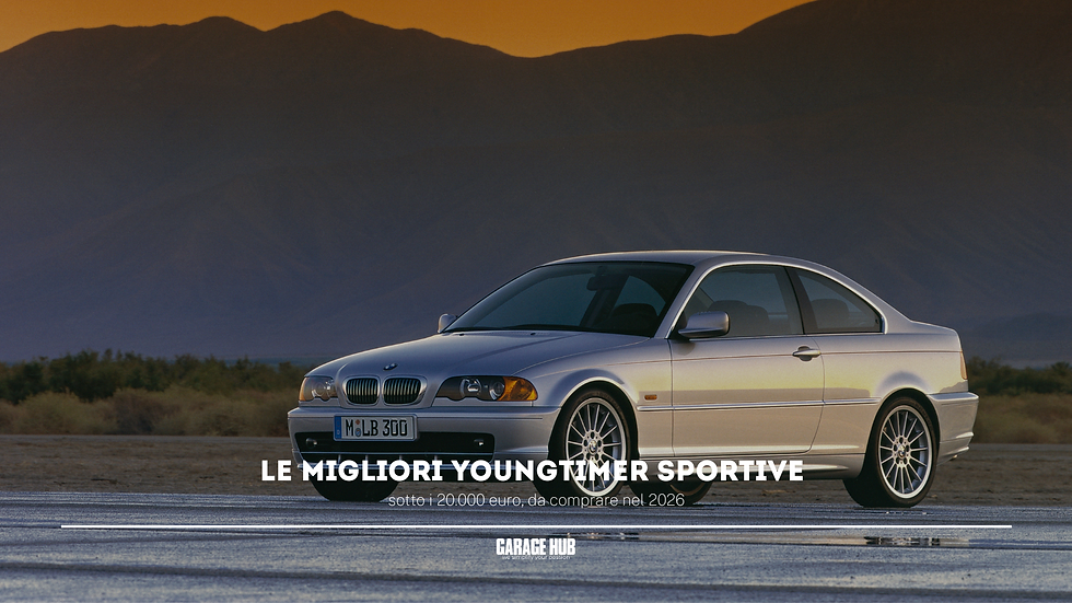 Le migliori youngtimer sportive sotto i 20.000 euro da comprare nel 2026