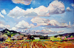 2003 - Side View, Oil on board, 24x30 in