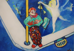2023 - The Bells of Tipperary, Mixed Media on Paper, 22"X30"