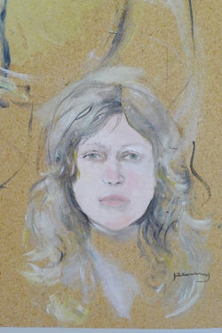 1979-80 - UUCB Portraits from Panel 10 - Penny, Acrylic on Board, 6x3 ft_