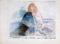 1981 - Jan, Watercolor xerox, 22x18 in