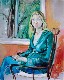 2006 - Expectant, Oil on canvas, 24x20 in