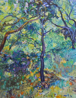 2008 - Lone Tree, Oil on canvas, 30x24 in