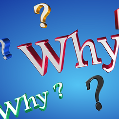 why with question marks