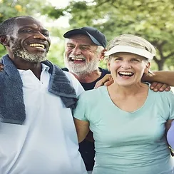 three older people