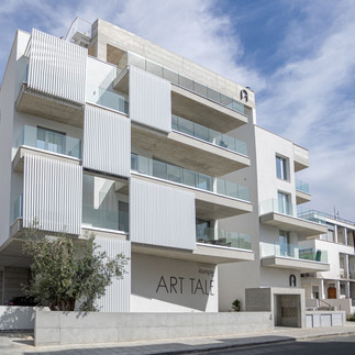 Exterior view of Art Tale apartment building in Katholiki Limassol