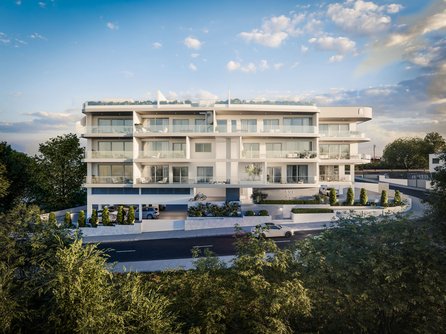 3 bedroom apartment with panoramic sea views Agios Athanasios Limassol for sale