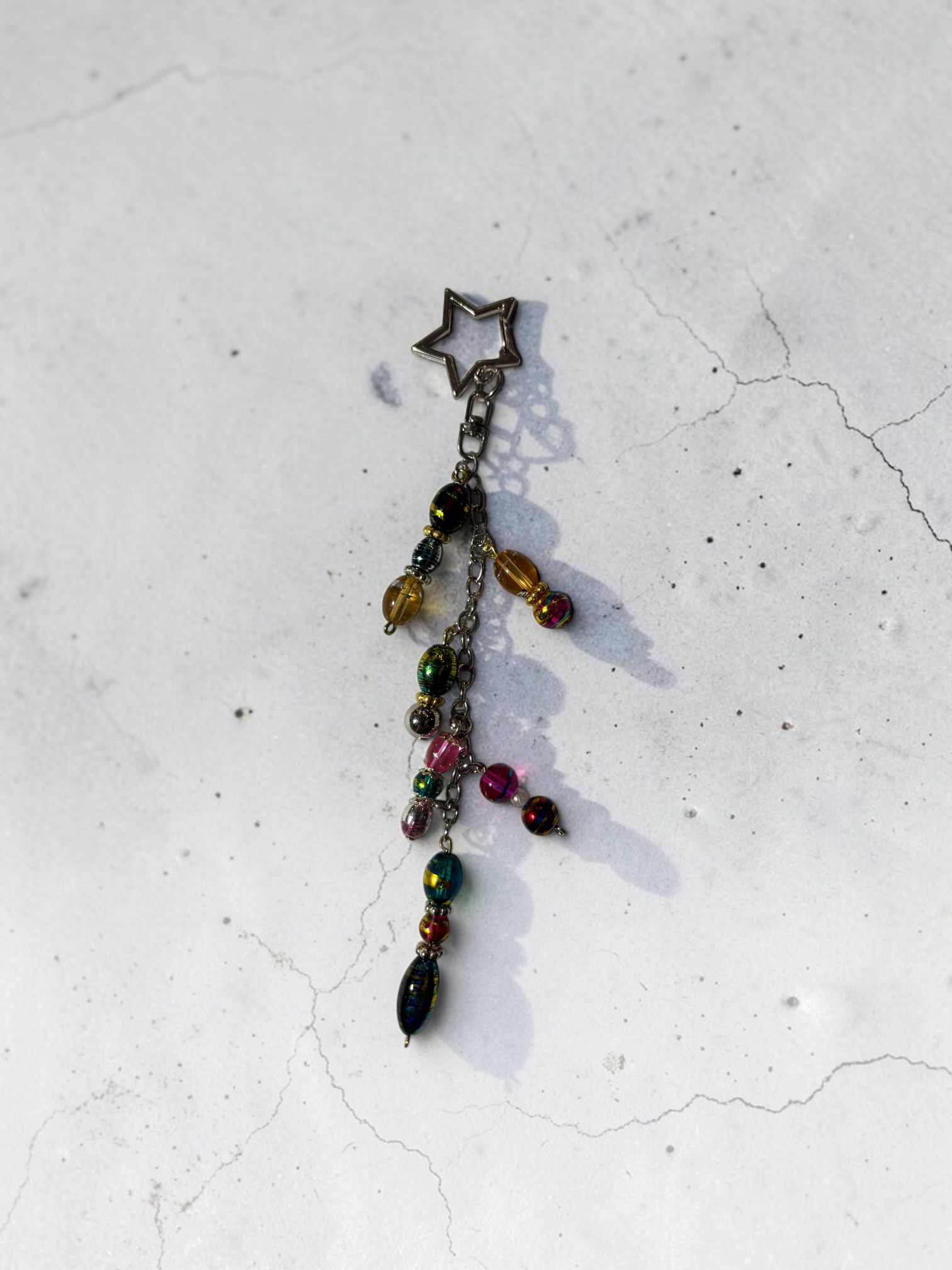 💎 Jewel Cluster Beaded Charm — Handmade by Enchanted Creations