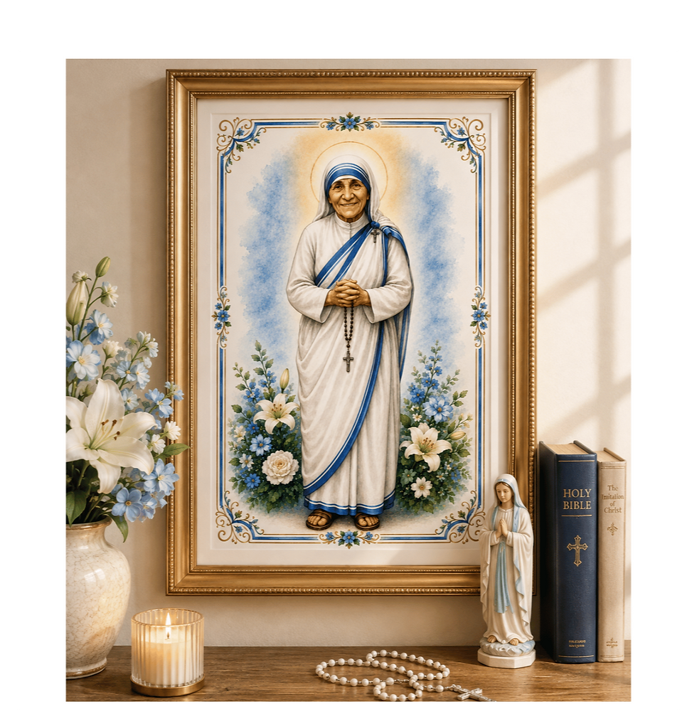 Thumbnail: MOTHER TERESA Printable - 4"x6" up to 20"x30" - Frame not included!