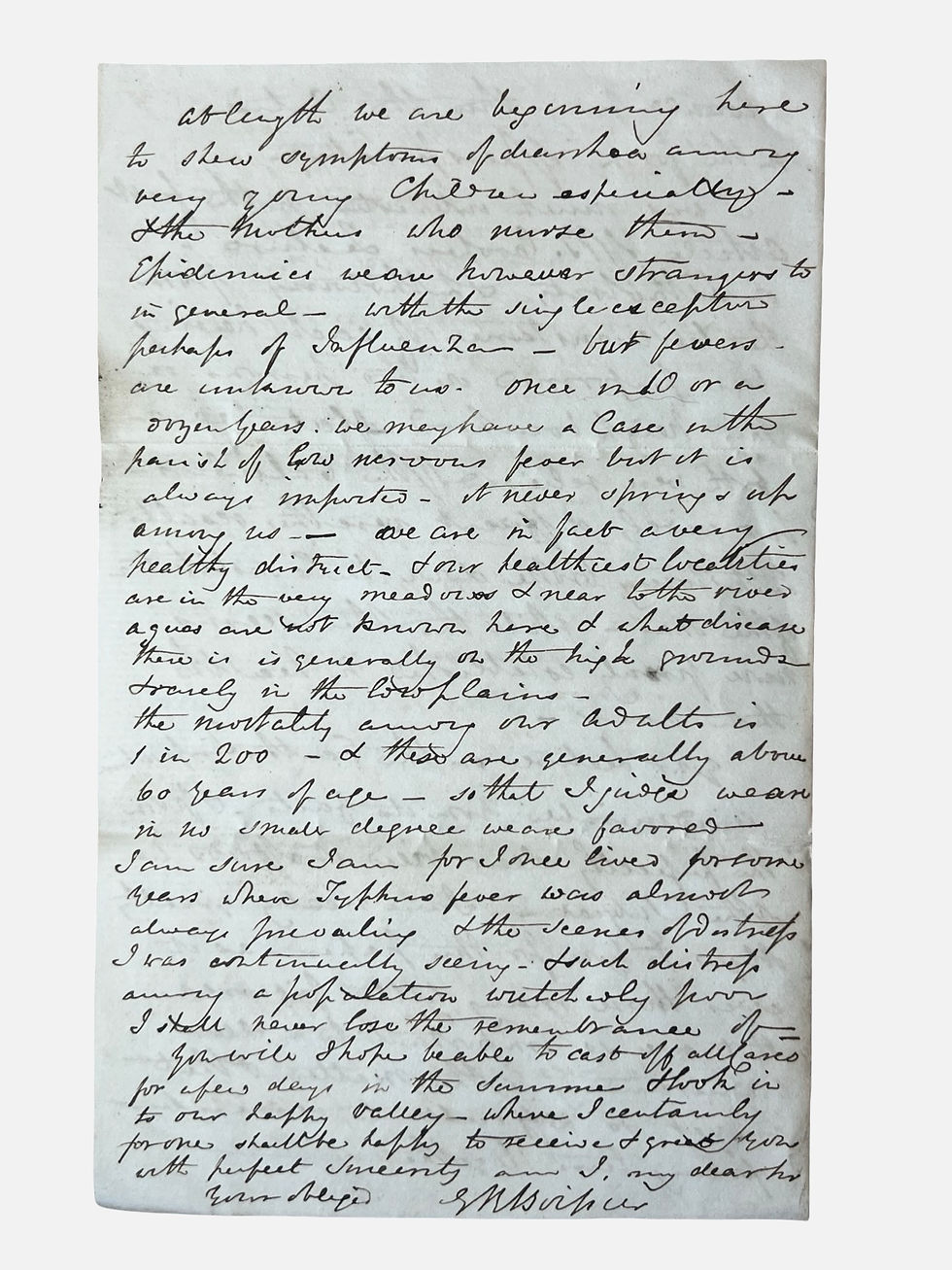 Thumbnail: Autograph letter signed between George Whipple and Alfred Swaine Taylor c1850s