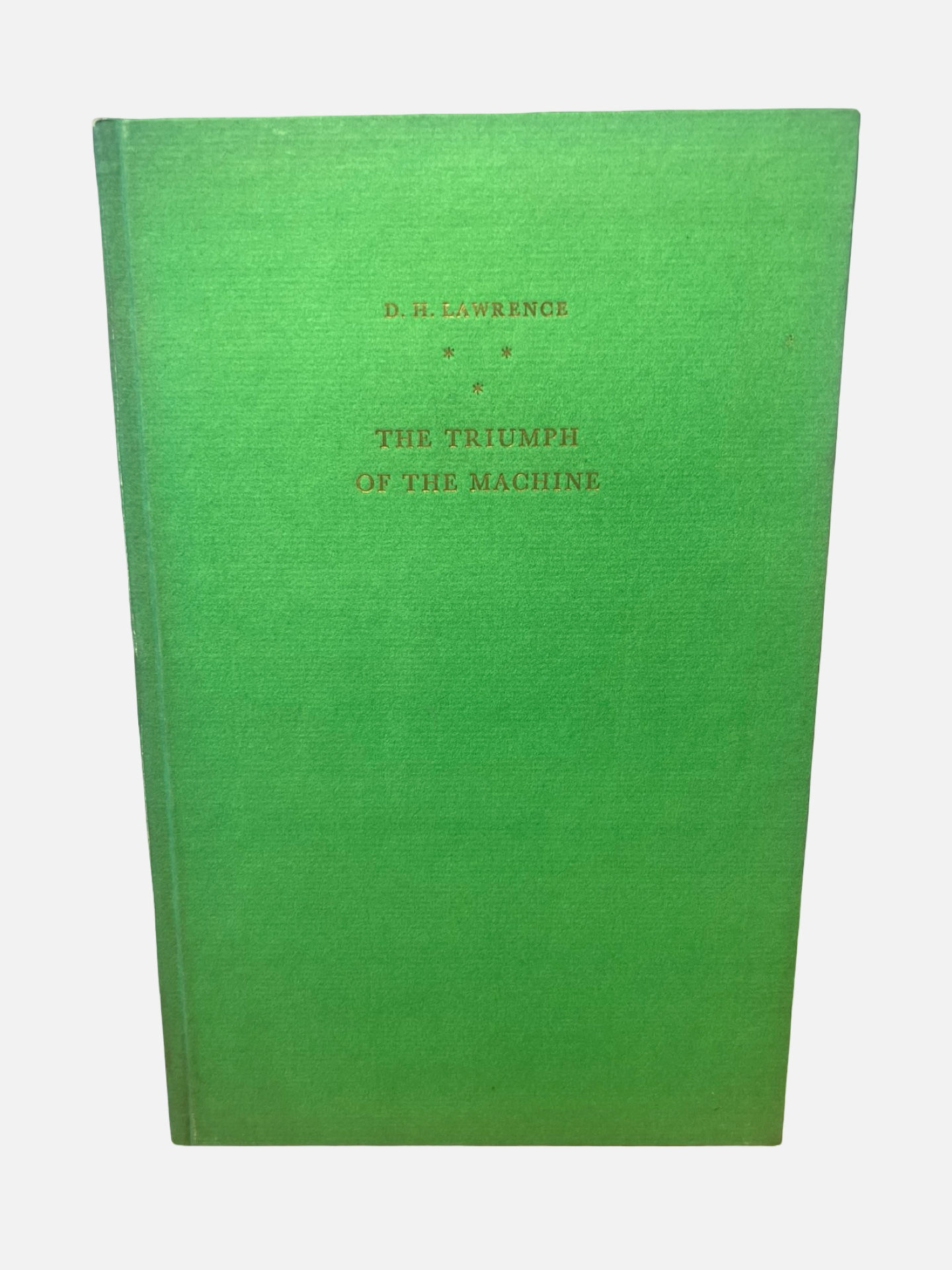 The Triumph of the Machine by D.H. Lawrence limited edition 1931