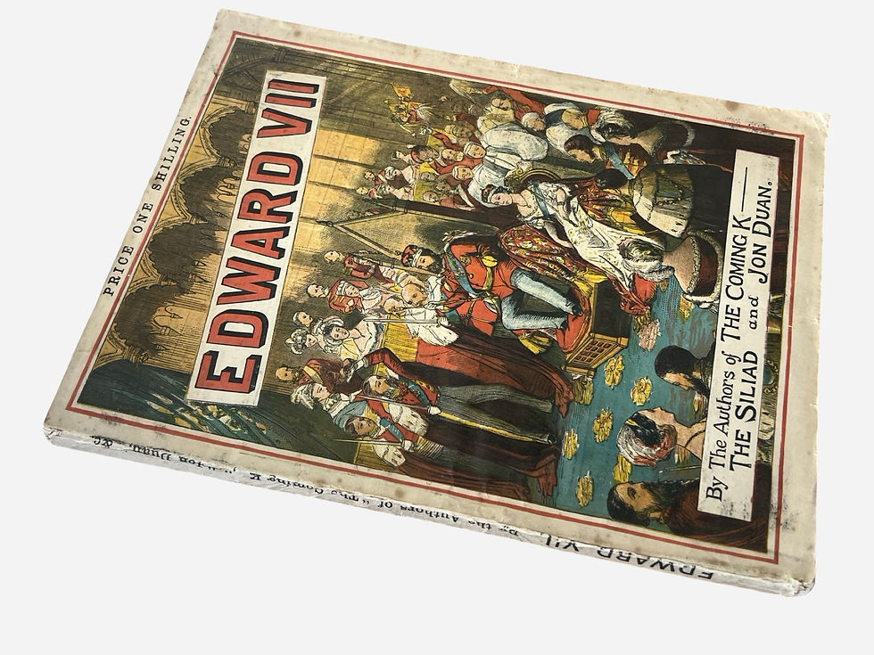Thumbnail: Edward VII: A Play on the Past and Present by Samuel Beeton first edition 1876