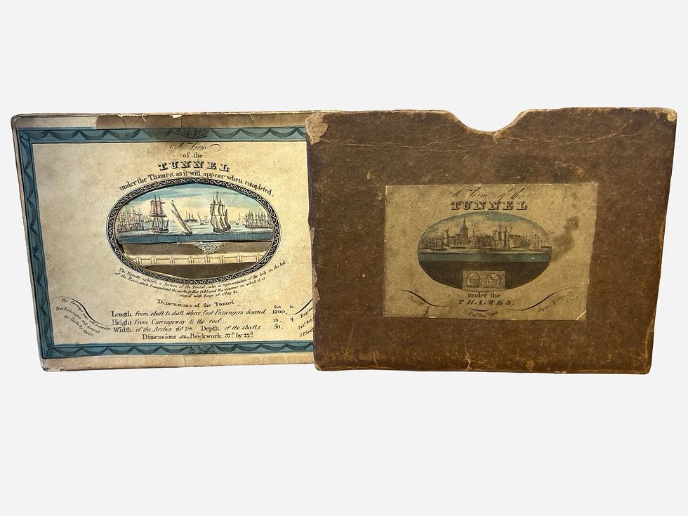 Thumbnail: A Thames Tunnel Peepshow by S.F. Gouyn published in 1828