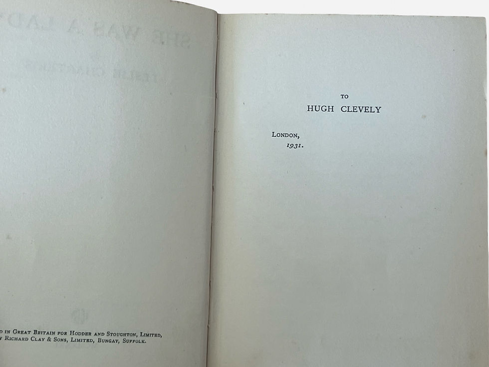 Thumbnail: She was a Lady The Saint by Leslie Charteris first edition 1931