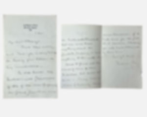 Autograph letter signed by Victorian composer Frederic Clay c1870-80