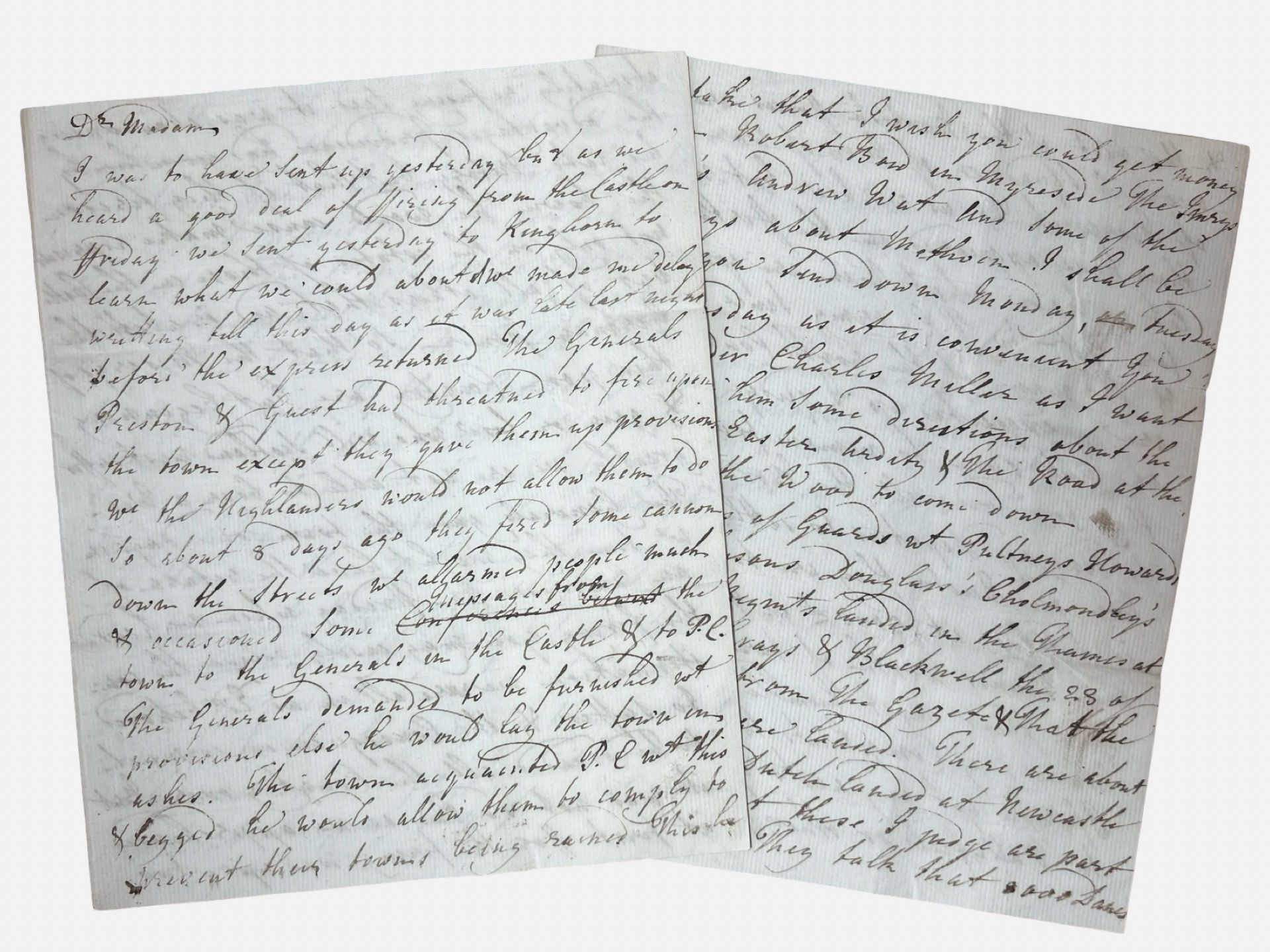A first hand account of the siege of Edinburgh Castle Bonnie Prince Charlie 1745