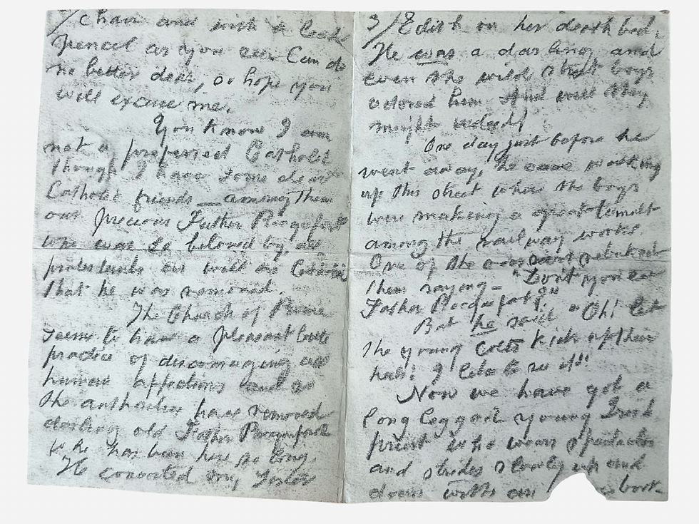Thumbnail: Autograph letter signed by US writer, E.D.E.N Southworth 1897 Prospect Cottage