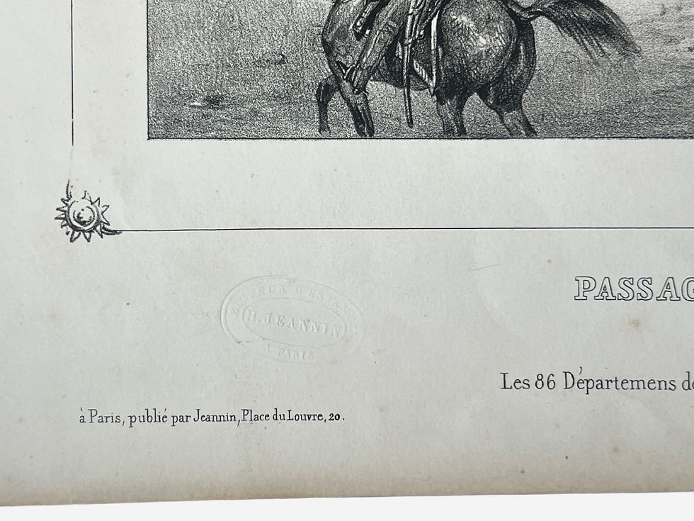 Thumbnail: Passage du Cortege Funebre de Napoleon from Retour en France by Victor Adam 1840