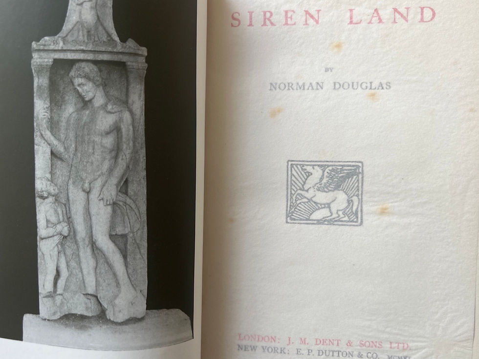 Thumbnail: Siren Land by Norman Douglas 1st / 1st 1911